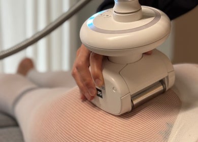 Advanced body therapy at Saunapod, Falmouth, England, GB promoting relaxation and wellness.