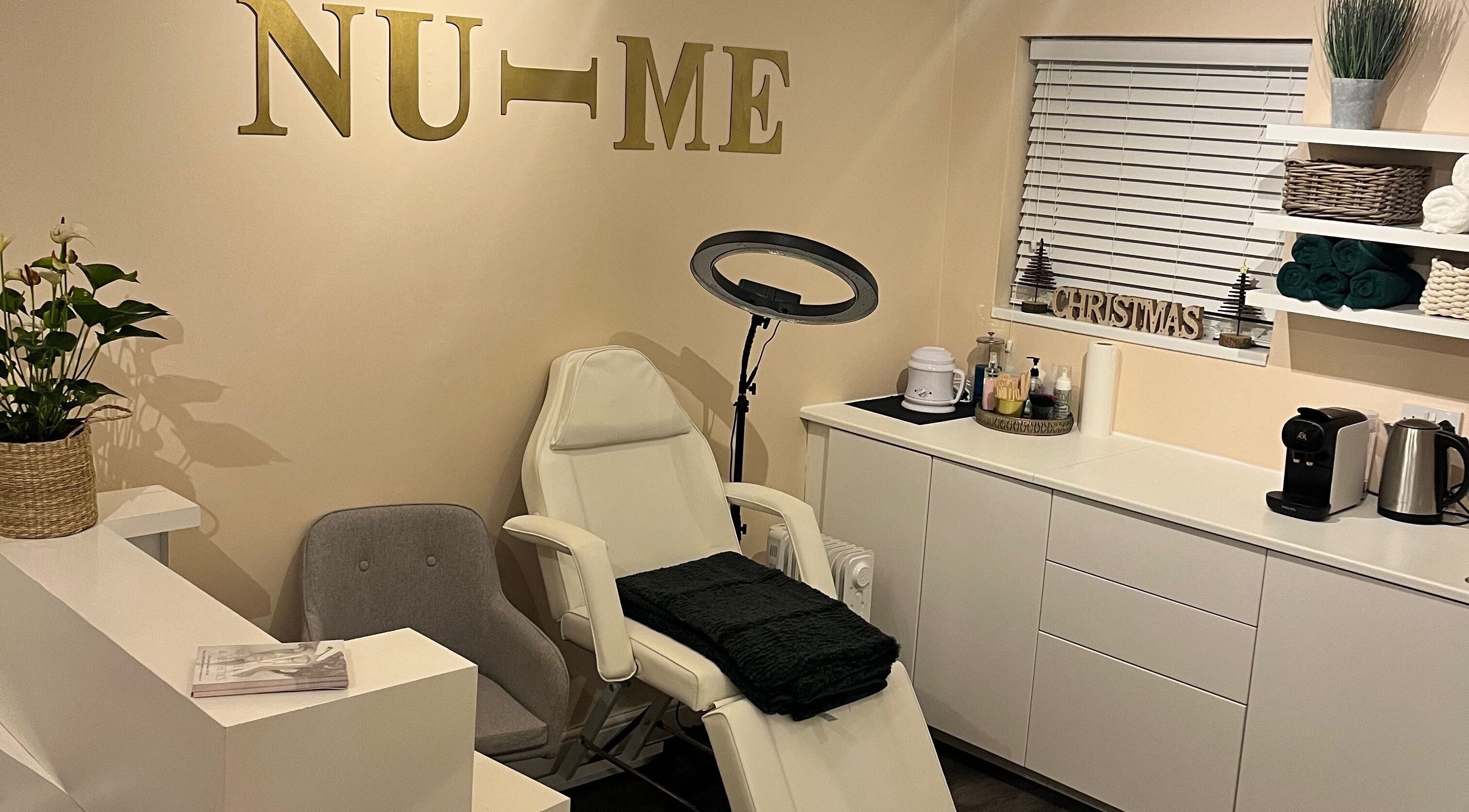 Relaxing treatment room at Nu - Me Beauty and Aesthetics in Chester, England, GB, featuring a cozy aesthetic chair.