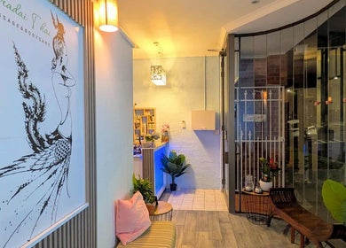 Entrance of Paradai Thai Massage & Bodycare (Elsternwick) in Melbourne, Victoria, AU with elegant decor.