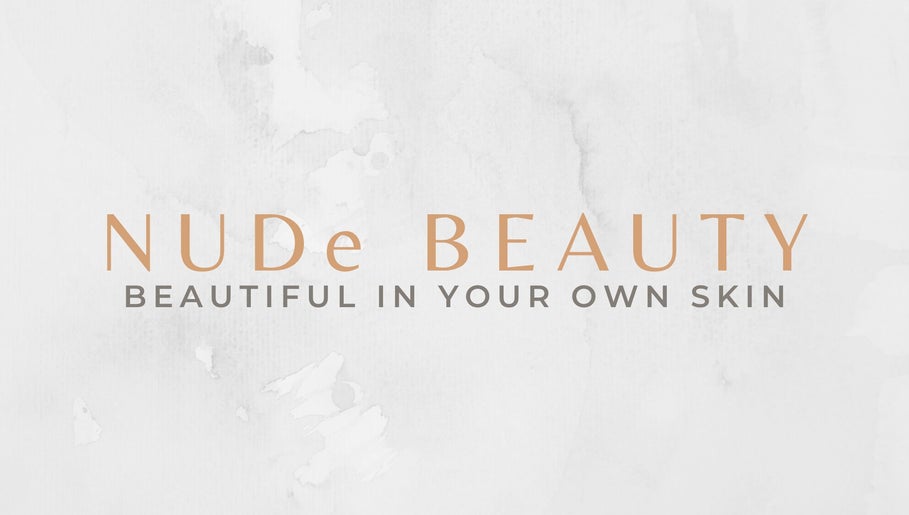 Nude Beauty logo with soft background, located in Daerah Khusus Ibukota Jakarta, Daerah Khusus Ibukota Jakarta, ID.