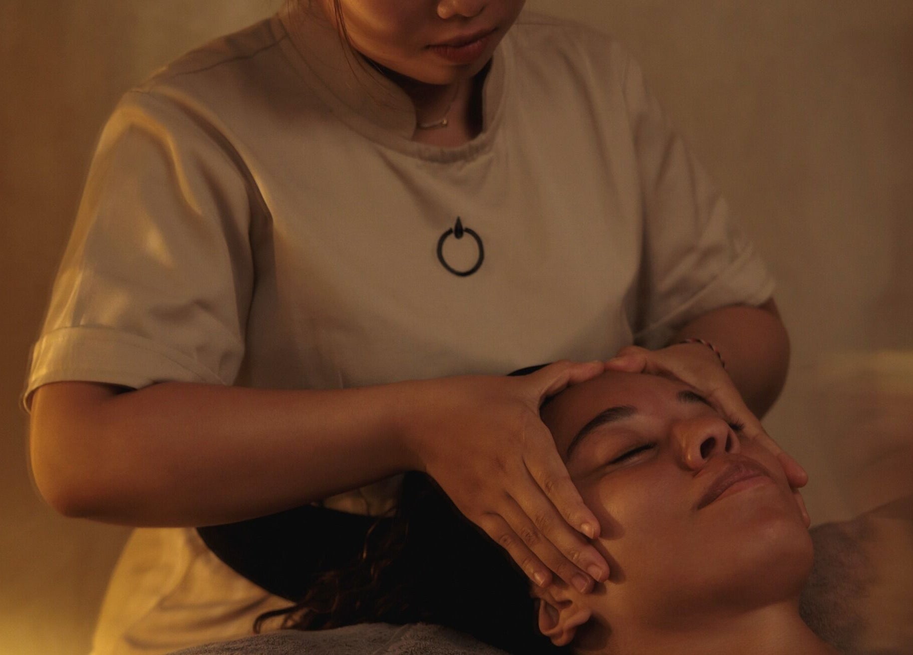 Relaxing head massage at You Spa Umalas, Bali, Bali, ID. Indulge in soothing wellness treatments.