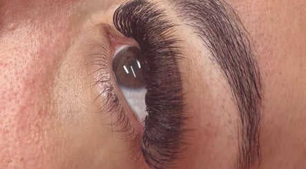 Close-up of expertly styled eyelashes at Lash Nook, Cape Town, Western Cape, ZA.