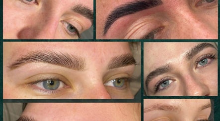 Stunning brow shaping collage at Brow & Beauty Co., New Waltham, England, GB.
