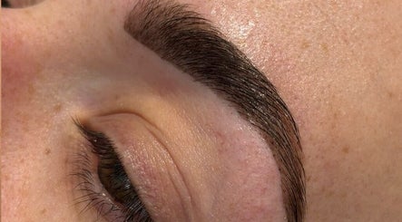 Beautifully shaped eyebrow at The Beauty Room, Princes Risborough, England, GB. Highlighting expert brow artistry.