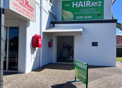 Entrance to Eye on Beauty in Bundall, Queensland, AU with visible signage and entryway.