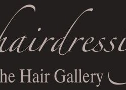 Elegant signage of The Hair Gallery by Yiota Morfi in Lakatamia, Nicosia, CY.