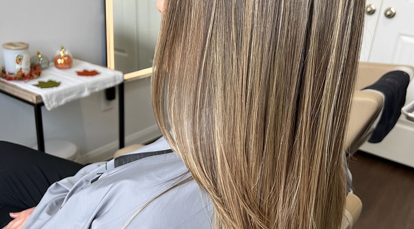 Luxurious hair extension at Team Lilian Sanchez, Katy, Texas, US.