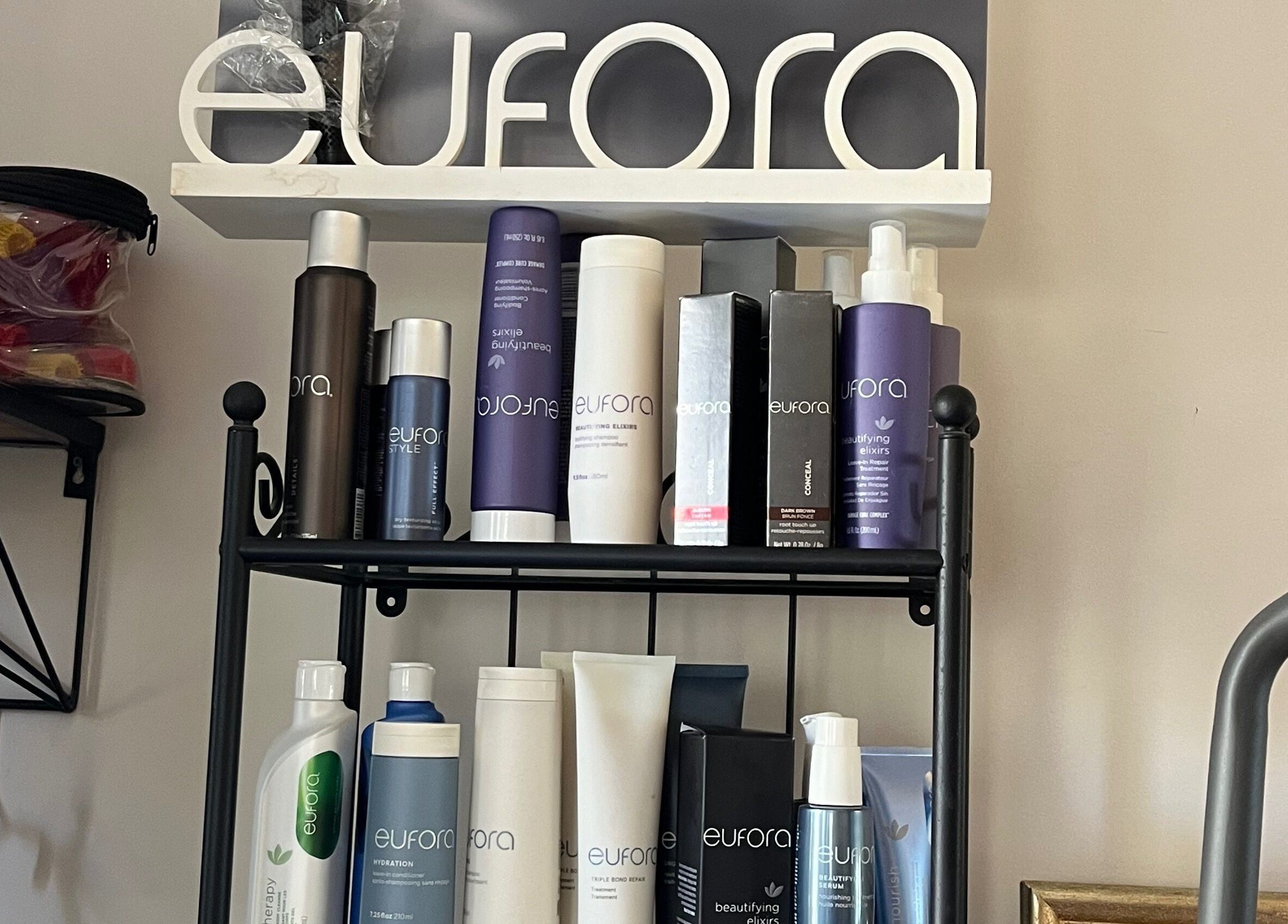 Eufora products at Creative Look, 83 Sherbrook St, Winnipeg, Manitoba, CA showcase premium beauty selections.