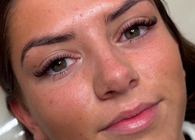 Close-up of radiant eyelashes at Beauty by Chloe, Dundee, Scotland, GB.