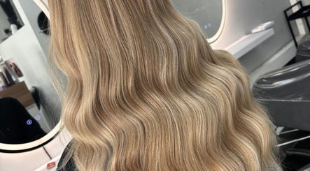 Stylish blonde hair styling at Hair By Grace Melissa in Tarleton, England, GB.