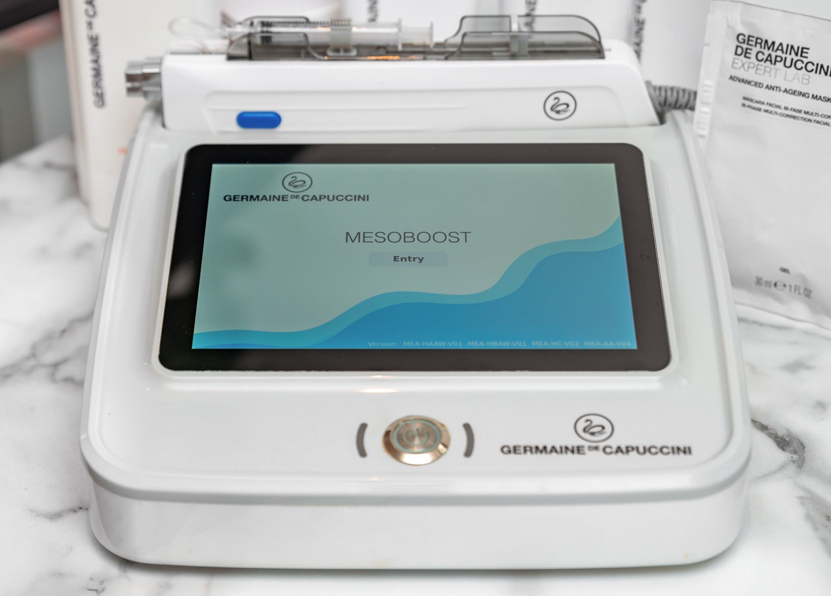 MesoBOOST facial device at Relaxing Therapies, Dublin 8, County Dublin, IE, for advanced skincare treatments.