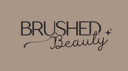 Brushed Beauty logo in elegant script at Workington, England, GB.