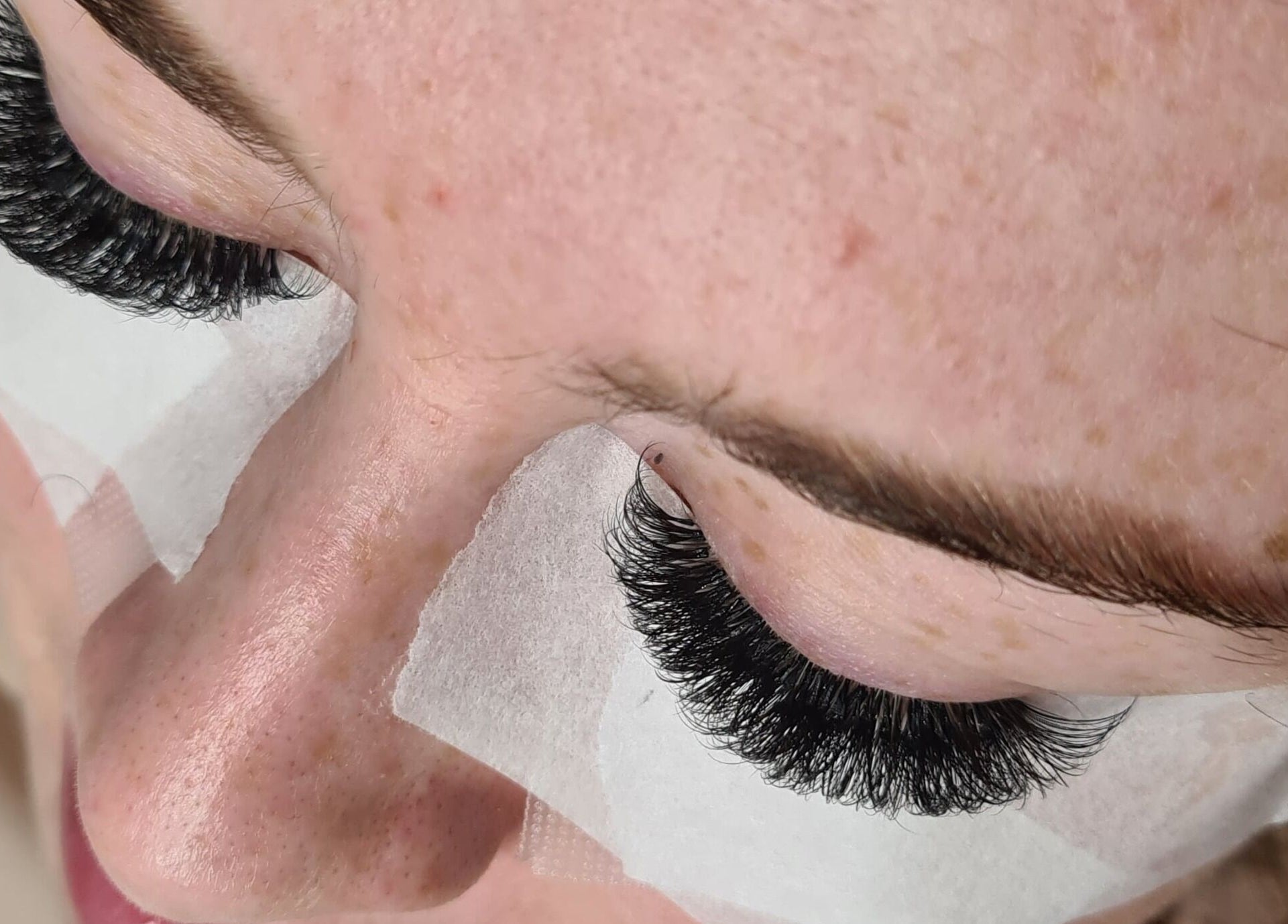 Eyelash extensions at Lashes and Beauty by Zoe Home Studio Winstanley, Wigan, England, GB.