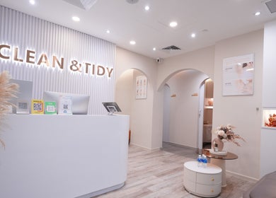 Bright reception area at Clean & Tidy - Bugis Cube, Singapore, Singapore, SG featuring modern decor.
