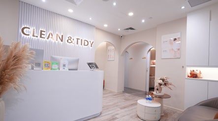 Bright reception area at Clean & Tidy - Bugis Cube, Singapore, Singapore, SG featuring modern decor.