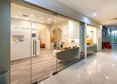 Entrance of Clean & Tidy - Bugis Cube in Singapore, SG showcasing a stylish, inviting interior.