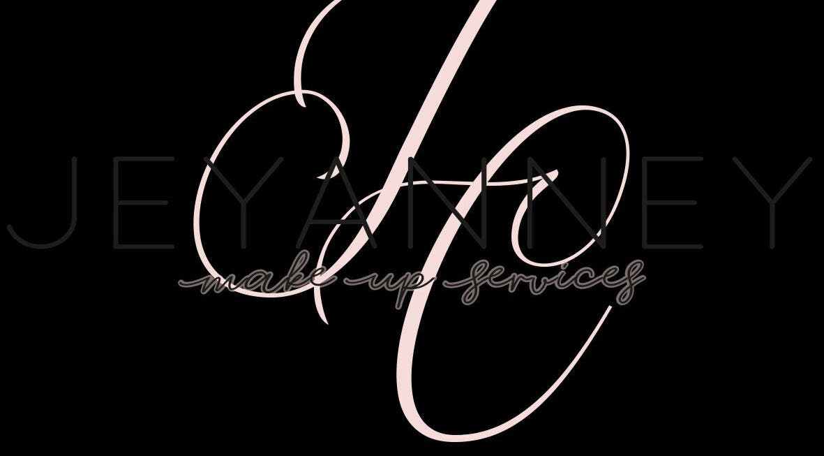 Elegant logo of Make-up Services by Jeyanney in London, England, GB with stylish script.