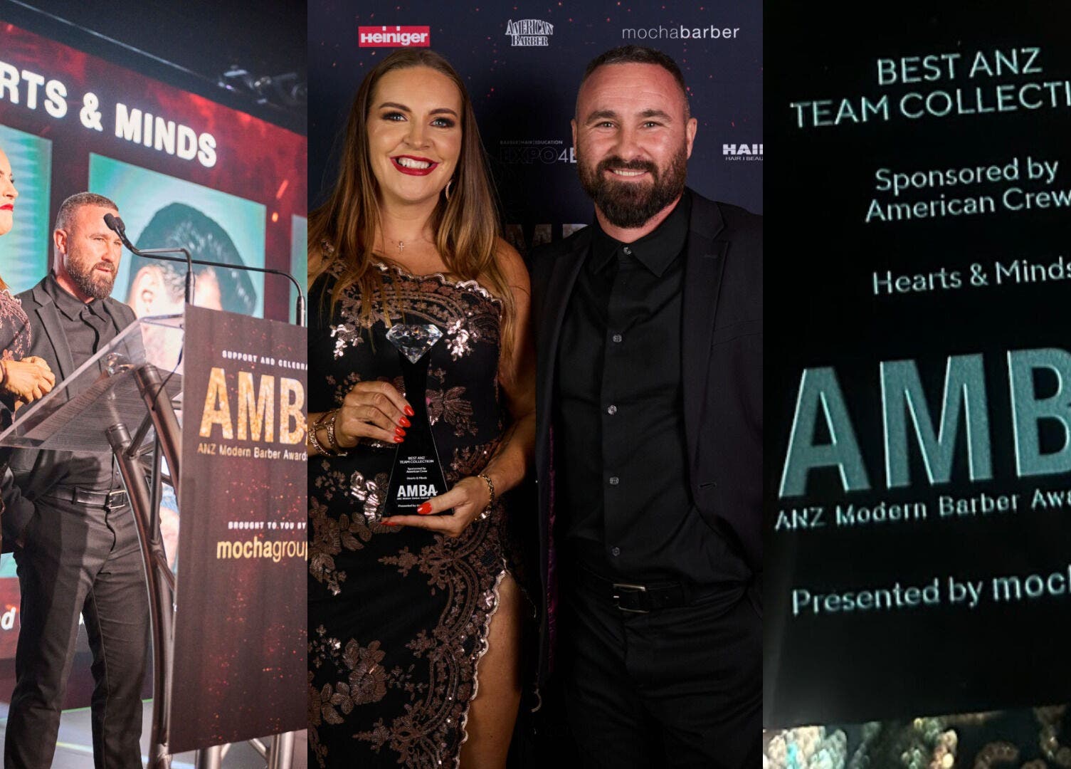 Hearts and Minds Barber - Toukley celebrates award success in Toukley, New South Wales, AU at a prestigious event.
