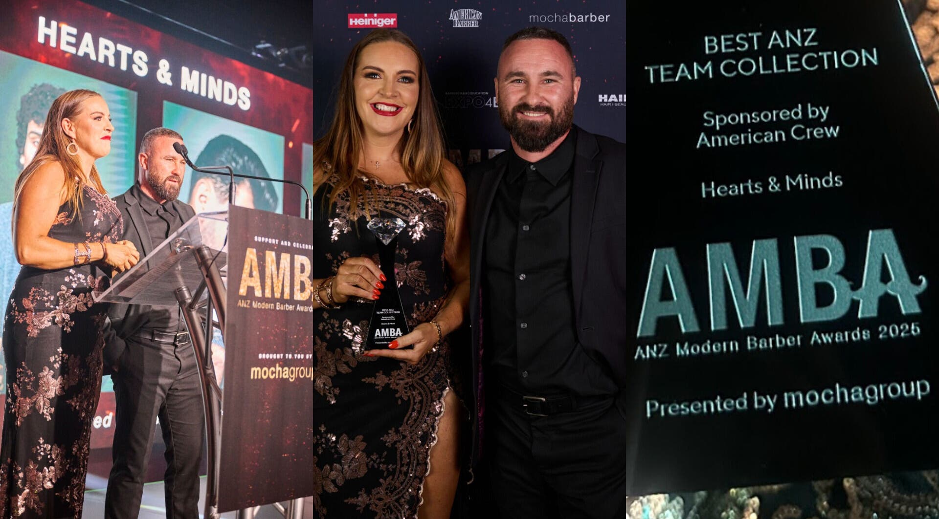 Hearts and Minds Barber - Toukley celebrates award success in Toukley, New South Wales, AU at a prestigious event.