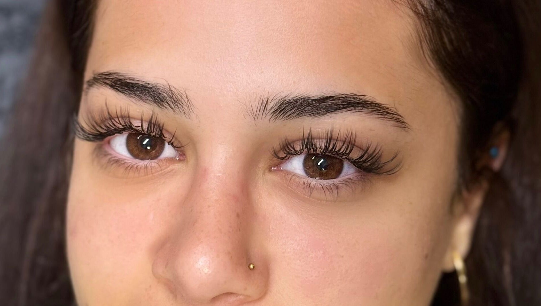 Eyelash extension service at Hertime Lashes, Maylands, Western Australia, AU showcases beautifully enhanced lashes.