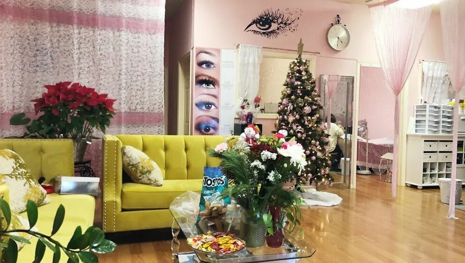Elegant interior of Canny beauty lashes _ Rosemead, Rosemead, California, US with vibrant decor and cozy seating.