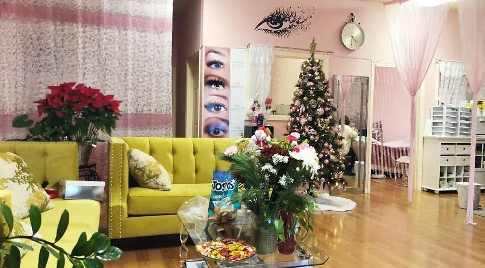 Elegant interior of Canny beauty lashes _ Rosemead, Rosemead, California, US with vibrant decor and cozy seating.