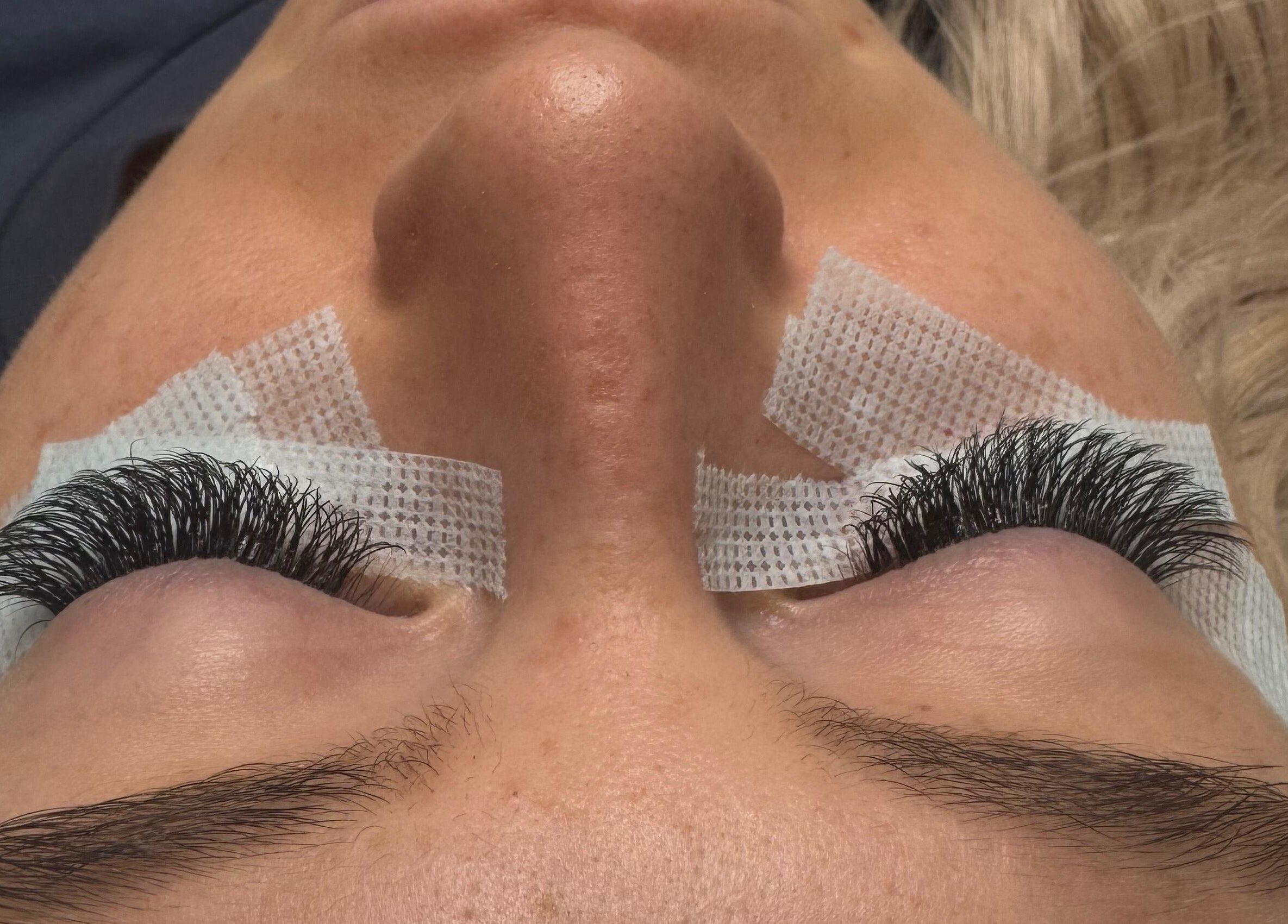 Lash extension treatment at On The Lash Aesthetics, Wincanton, England, GB.
