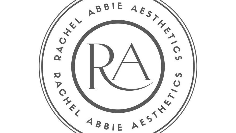 Rachel Abbie Aesthetics logo emphasizing sophistication, located in London, England, GB.