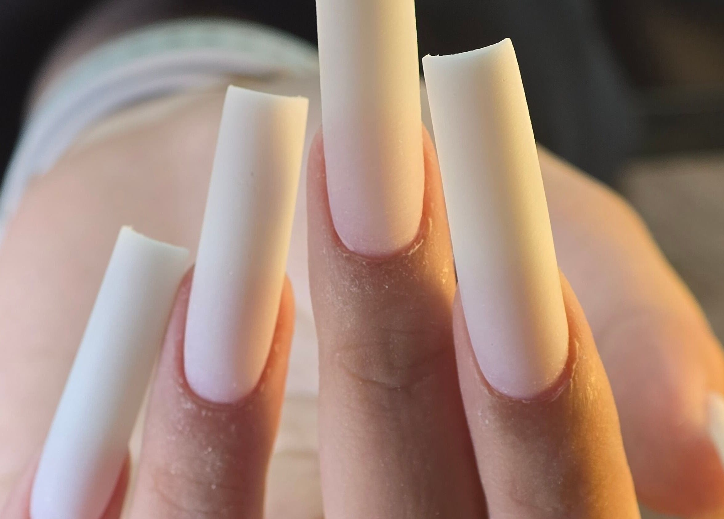 Elegant long nails designed at 2 Playhouse Avenue Cairnlea 3023, Melbourne, Victoria, AU beauty salon.