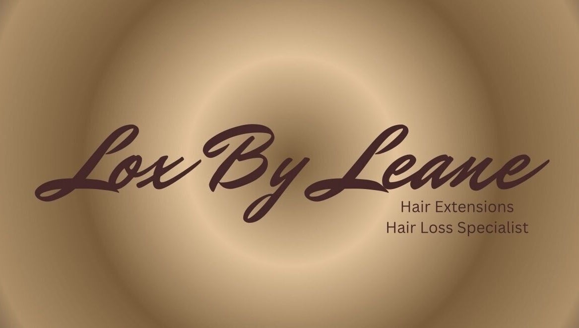 Elegant logo of Lox By Leane, a beauty salon in Cardiff, Wales, GB, specializing in hair extensions.