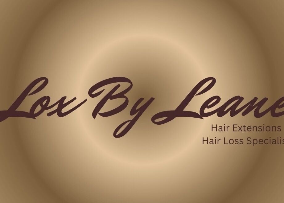 Elegant logo of Lox By Leane, a beauty salon in Cardiff, Wales, GB, specializing in hair extensions.