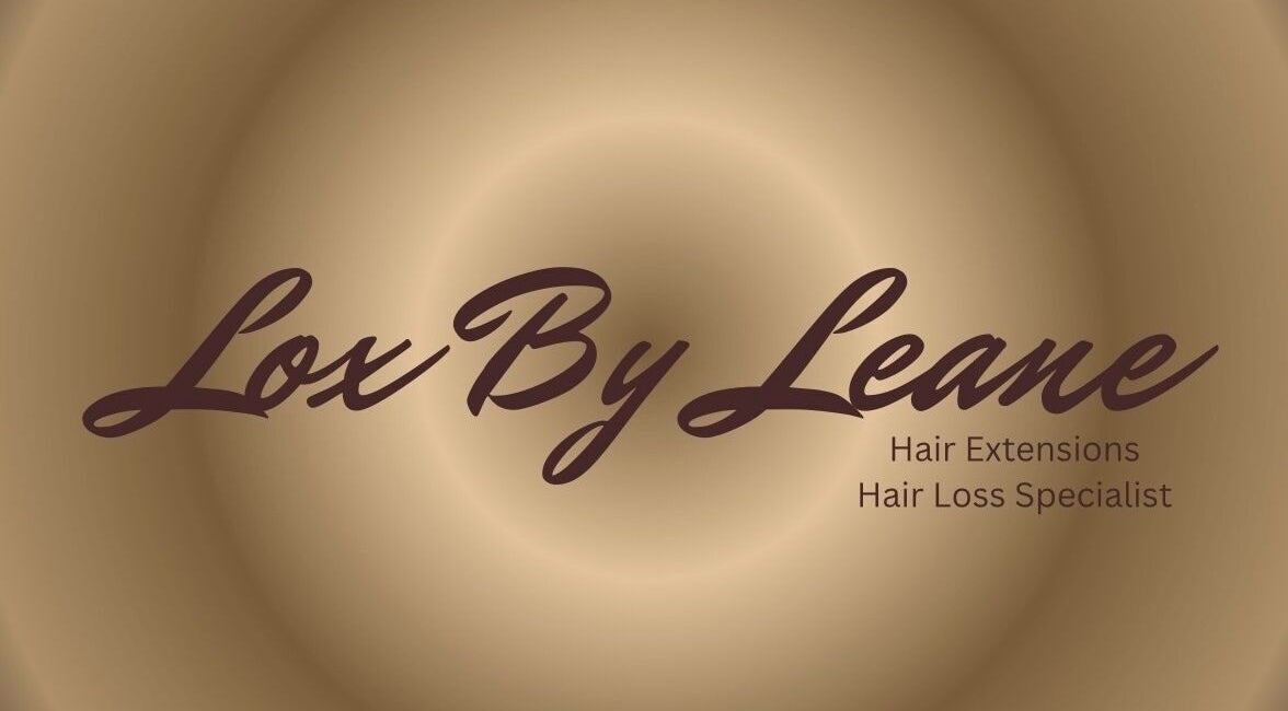 Elegant logo of Lox By Leane, a beauty salon in Cardiff, Wales, GB, specializing in hair extensions.