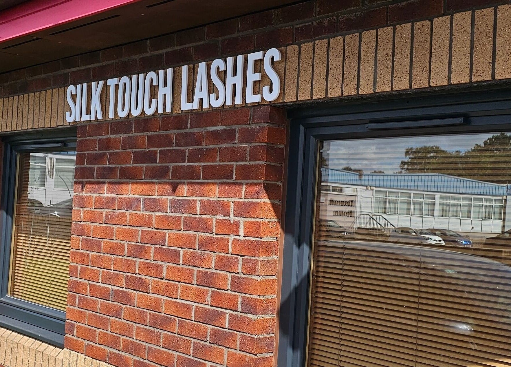 Exterior view of Silk Touch Lashes Glenrothes, featuring a brick facade in Glenrothes, Scotland, GB.