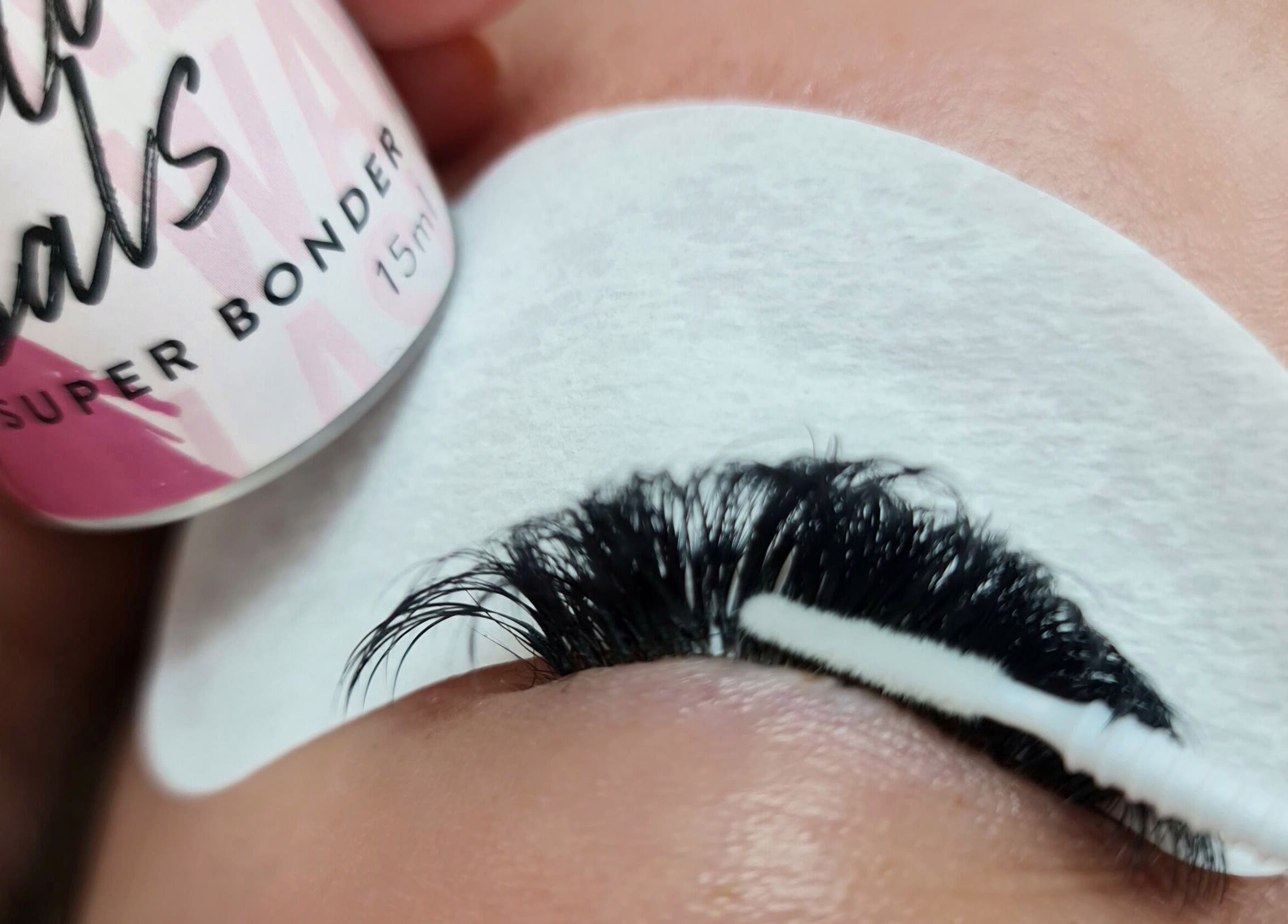 Lash enhancement at Silk Touch Lashes Glenrothes, Glenrothes, Scotland, GB with a bonding solution.