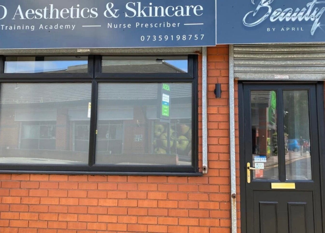 Front view of EleanorLarkinMUArtistry in Hindley, England, GB, showcasing a stylish beauty venue exterior.