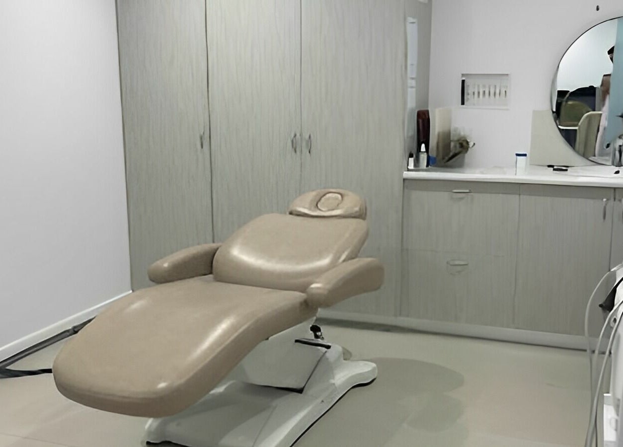 Modern treatment room at Crystal’s Lash & Brow Art, West End, Queensland, AU, featuring a comfortable chair.