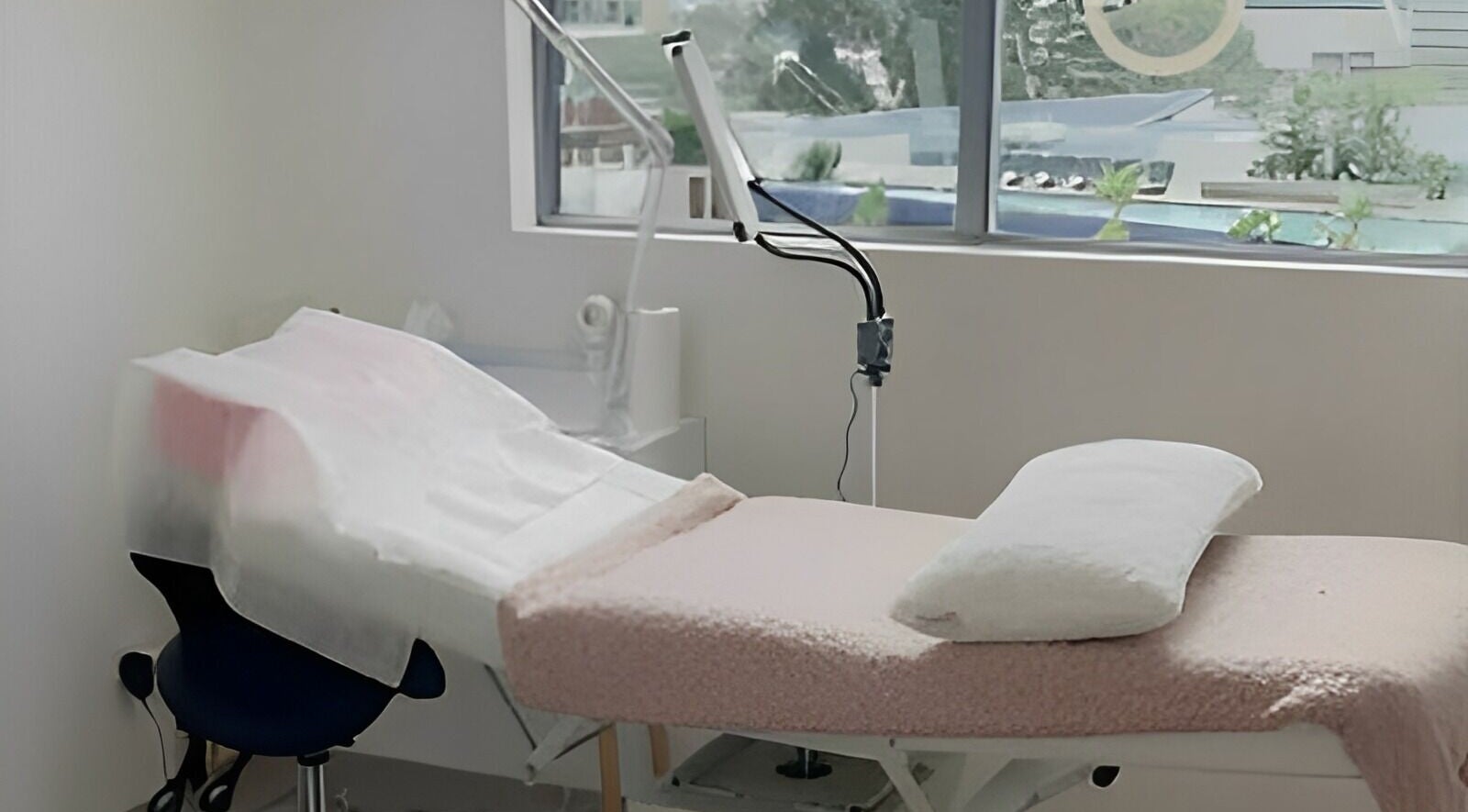Relaxing treatment room at Crystal’s Lash & Brow Art, West End, Queensland, AU, featuring a comfy bed.