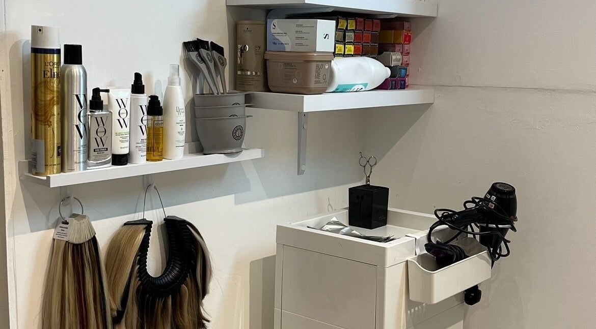 Hair products and tools at Hair by Aimee, Hatfield, England, GB.