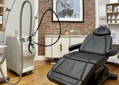 Modern treatment room at Mayfair Rejuvenation Clinic, Williamstown, Victoria, AU, featuring advanced equipment.