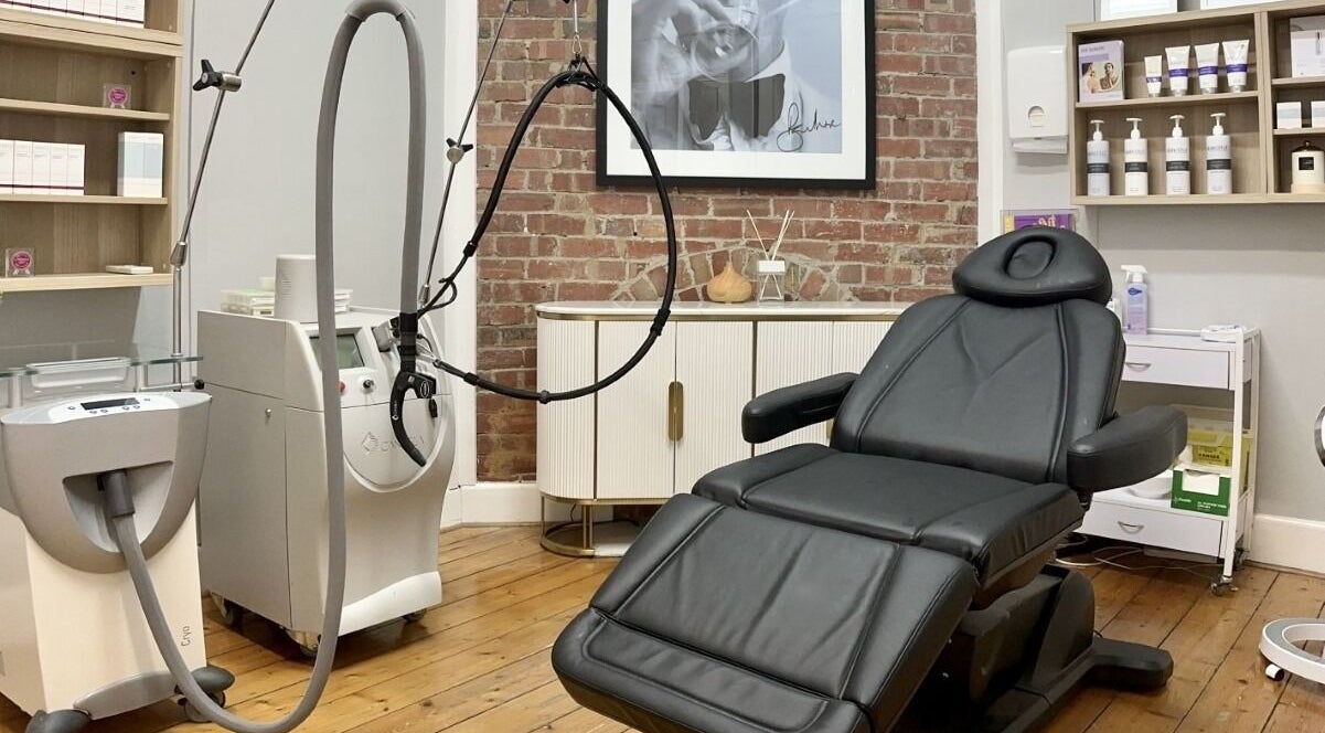 Modern treatment room at Mayfair Rejuvenation Clinic, Williamstown, Victoria, AU, featuring advanced equipment.