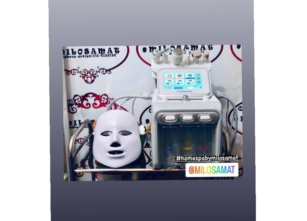 Advanced facial treatment equipment at Milosamat Me'time Spa Selayang, Batu Caves, Selangor, MY.