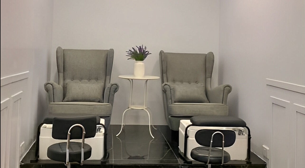 Relaxing pedicure chairs at Iemayya Beauty & Wellness Spa Shah Alam, Selangor. SHAH ALAM, Selangor, MY.