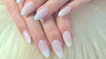 Elegant ombré nails at Titivate Nail & Spray Tan Studio, Somerset West, Western Cape, ZA on a soft background.