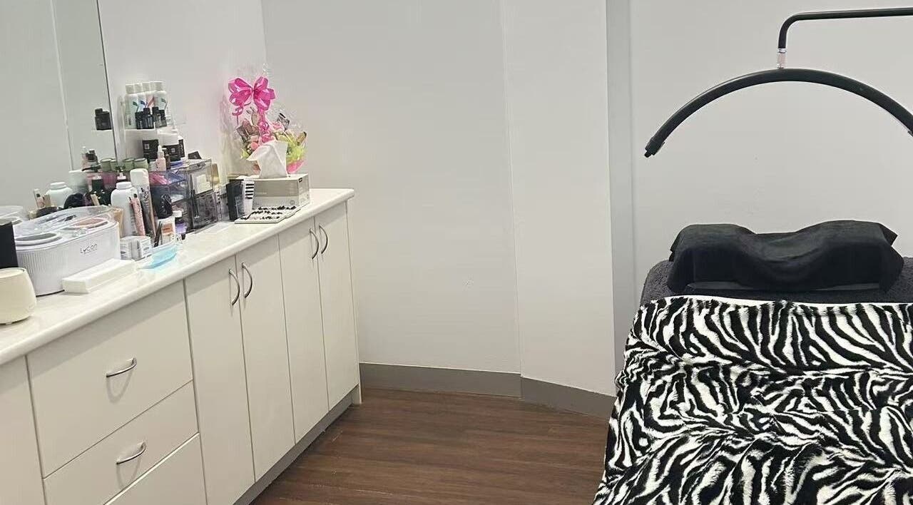 Treatment room at MB Luxury Spa Castletown, Hyde Park, Queensland, AU with zebra-patterned blanket.