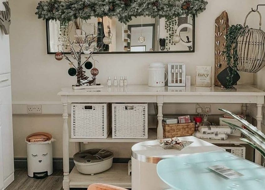 Chic interior of Remote Therapies in Shillingford, England, GB, featuring elegant decor and serene ambiance.