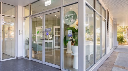 Entrance of Revive Beauty Clinic, Padstow, New South Wales, AU with glass doors and visible interior.