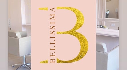 Inside view of Bellissima Lounge, a chic beauty salon in Kirkcaldy, Scotland, GB showcasing sleek styling chairs.