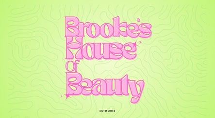 Stylized logo for Brooke’s House of Beauty in Dundee, Scotland. Established 2018.