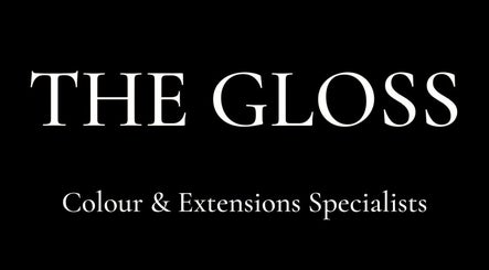 THE GLOSS logo with 'Colour & Extensions Specialists' in Lowestoft, England, GB.