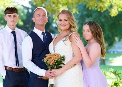Portrait at Apricot Road Luxury Spray Tanning, Eglinton, Western Australia, AU, capturing a joyous family moment.